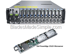 Dell PowerEdge C5100 chassis and C5125 Microserver